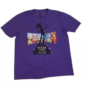 Walt Disney Parks Men's The Music of Pixar Live T-Shirt XL Purple Short Sleeve - Picture 1 of 4