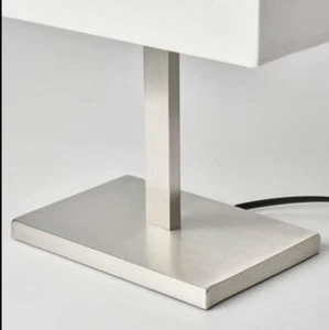 X2 New Ikea Tomelilla silver lamp bases - Picture 1 of 3