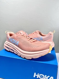 Hoka One Rincon 3 Women 6.5 B Shell Coral Peach Shoes 1119396 / SCPP - Picture 1 of 6
