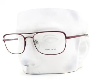 Alain Mikli Reiser Eyeglasses A02037 003 Glasses Matte Black Violet 54mm No Case - Picture 1 of 7