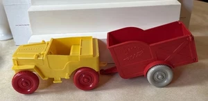 1950's Ideal Roy Rogers Jeep & Horse Trailer Made in USA - Picture 1 of 15