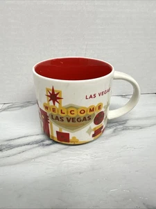 Tazza da caffè in ceramica Starbucks Las Vegas Nevada You Are Here YAH 14 oz - Foto 1 di 4