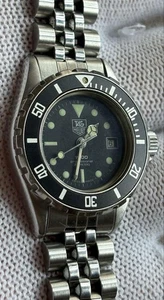 Tag Heuer 980.008N Professional Taucheruhr Vintage Black Dial 200m Water rare - Bild 1 von 18