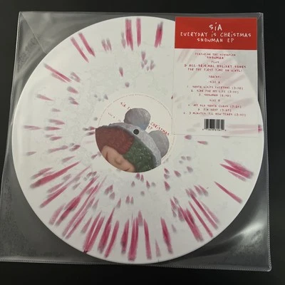 Sia - Everyday Is Christmas Snowman Ep Vinyl LP Red White Brand New Sealed - Image 1 of 2