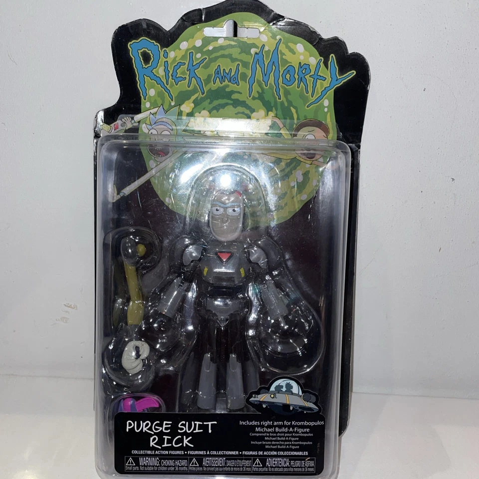 Funko Rick and Morty Action Figure Set - 2 Purge Suit Squanchy Birdperson