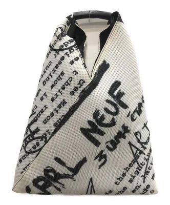 MM6 Maison Margiela Japanese Tote Small Bag Black x White USED - Image 1 of 4
