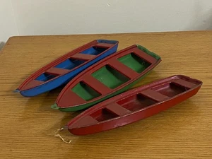 Barcos de fila de acero prensado Marx Wyandotte grandes de colección PA-57 - Imagen 1 de 4