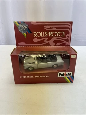 Rolls Royce Corniche Drophead Polistil Vintage (1978) Escala 1:43 ¡Nuevo en Caja! Foto 1 de 4