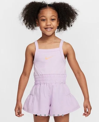 Новый с Ярлыками Nike Dri Fit Runsie Romper девочек Sz 5 фиолетовый - Изображение 1 из 4