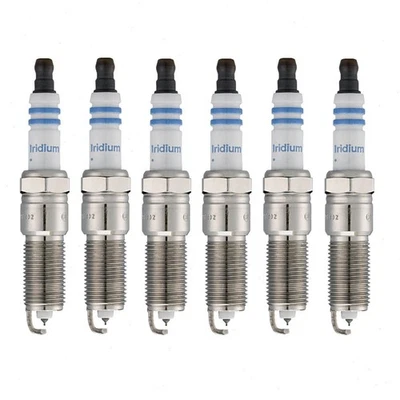 6 bujías de iridio dobles Bosch para Chevrolet Captiva Sport 2012 3,0 L UI Foto 1 de 4