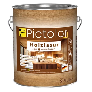 Pictolor® Holzlasur Aqua Wasserbasiert 2,5 Liter      Natur(11,28 €/l) - Bild 1 von 1