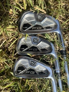 Wilson Staff FG Tour V2 3-5 Irons, Steel Stiff Flex Shafts, RH, READ DESCRIPTION - Picture 1 of 7
