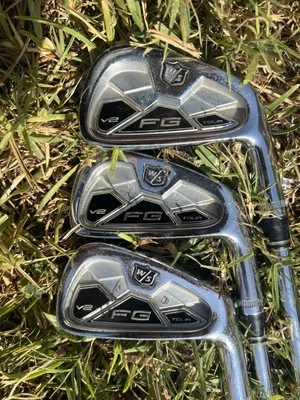 Wilson Staff FG Tour V2 3-5 Irons, Steel Stiff Flex Shafts, RH, READ DESCRIPTION - Image 1 of 4