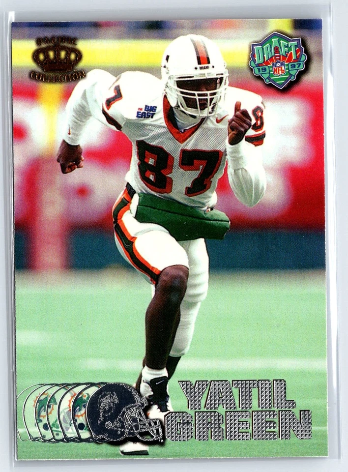 1997 Pacific Crown Collection Silver #434 Yatil Green - Image 1 of 2