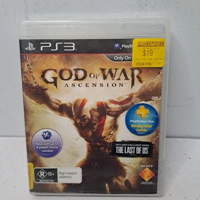 God Of War Ascension Ps3 Pal Manual Completo En muy buena condición (6) Foto 1 de 3