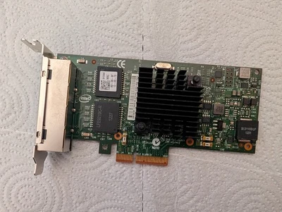 Scheda Intel Ethernet Server Adapter I350‑T4  Ethernet 1 Gb 4 porte BASE‑T - Immagine 1 di 4