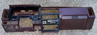 1986-1993 Nissan D21 Truck Hardbody/Pathfinder Dashboard Burgundy Complete OEM - Image 1 of 4