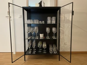 IKEA Rudsta Vitrine Anthrazit 80X37X120CM Gebraucht Top Zustand Zustand - Bild 1 von 5
