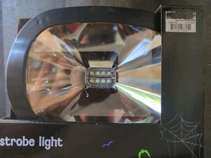 Halloween LED  Strobe Light with Spooky Sound Effects Brand New!! - Picture 1 of 3