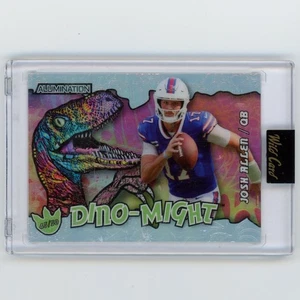 2023 Wild Card Alumination #AD-JA Josh Allen Dino-Might Raptor Silver SP #/50 - Picture 1 of 2