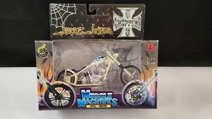 Muscle Machines Jesse James West Coast Choppers White CFL Rigid 1:18 NIP RARE  - Picture 1 of 6