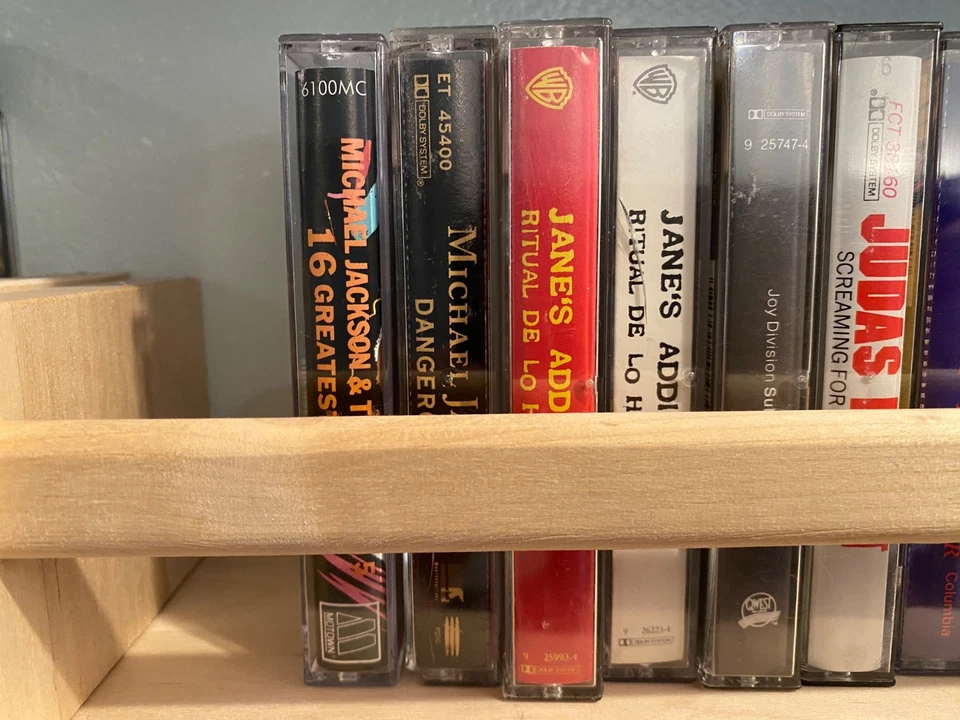 MICHAEL JACKSON Dangerous & Jackson 5 Greatest Hits Epic Records Cassette Tape Foto 1 de 1