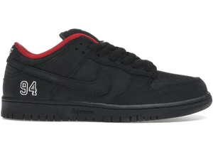 Size 9.5M/11W - Nike SB Dunk Low Supreme 94 Black HQ8487-001 Pre-Owned 175899610 - Picture 1 of 1