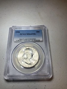 1956 Franklin Half Dollar PCGS MS64FBL! - Picture 1 of 2