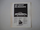 Advertising Pubblicità 1968 Racer Bertone Fiat