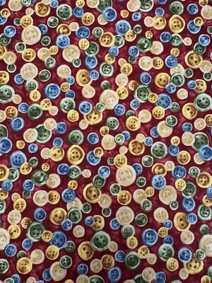 Tela de edredón Honey Bee Farm de Red Rooster 14506-RED1 botones Foto 1 de 4