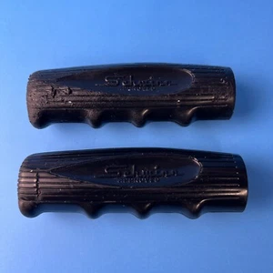 SCHWINN CHUBBY GRIPS STYLE BLACK FITS SCHWINN STINGRAYS & OTHERS VINTAGE A23 - Picture 1 of 11