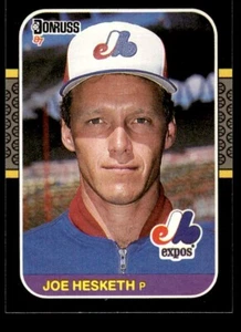 1987 Donruss #134 Joe Hesketh - Picture 1 of 3