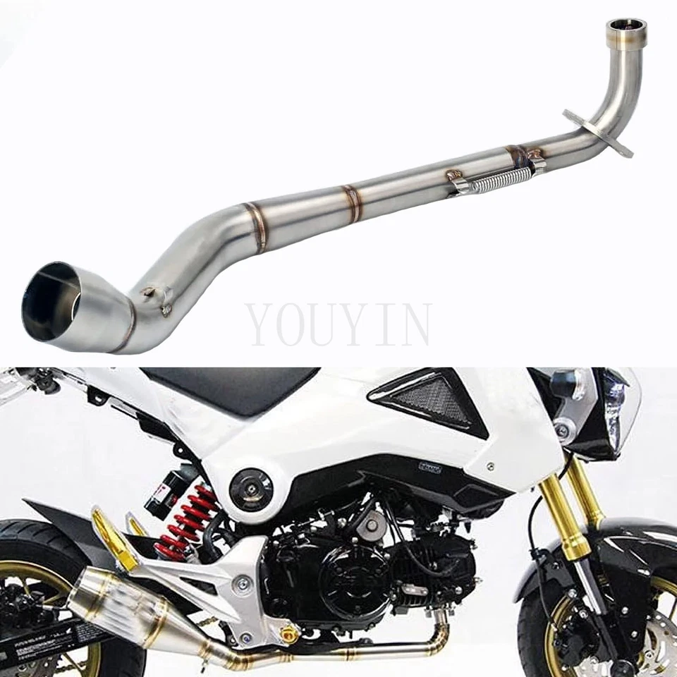For Honda Grom MSX 125 2013-2024 Motorcycle Exhaust System Header Muffler Pipe - Image 1 of 4