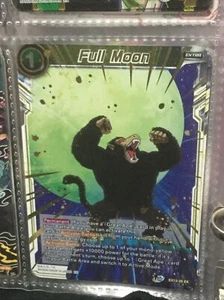 Full Moon EX13-28 EX FOIL Dragon Ball Super Juego de Cartas TCG - Imagen 1 de 1