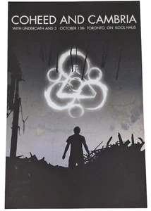 Coheed & Cambria Underoath 3 Toronto, ON 10/13/2004 Flyer Poster Promo - Picture 1 of 2
