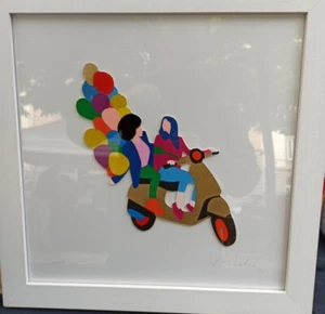 MARCO LODOLA 40×40 serigrafia su cartoncino " con certificato a norma di legge" - Foto 1 di 10