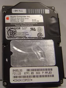 Apple Conner 240MB Internal OEM Hard Disk Drive SCSI for Mac PowerBook 2.5" - Picture 1 of 1