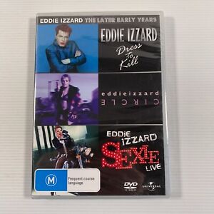 Eddie Izzard The Later Early Years DVD Dress to Kill/Circle/Sexie Live R4 sealed