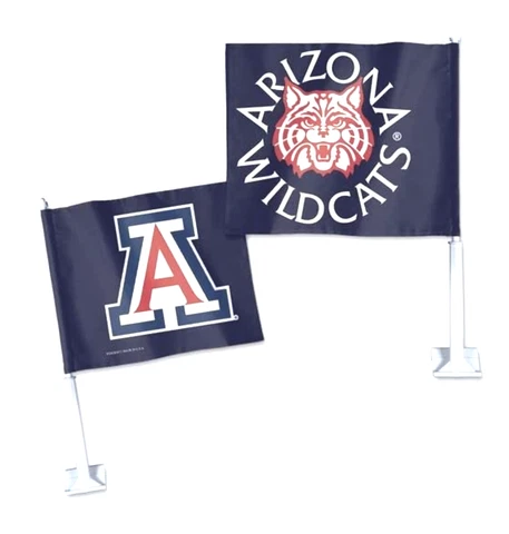 NCAA University of Arizona U of A Wildcats 11x14 Window Mount 2-Sided Car Flag Cover