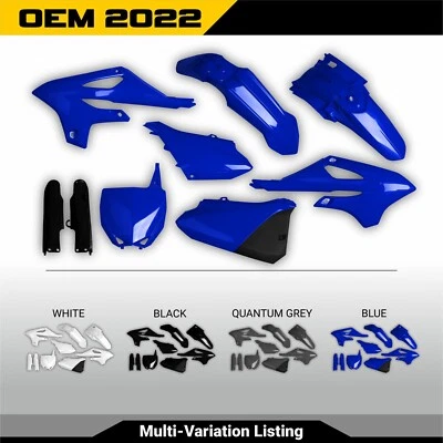 Kit de carrocería de plástico color OEM Yamaha YZ85 2022-2026 negro azul blanco gris Foto 1 de 4