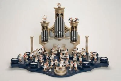 KWO KUNSTGEWERBE-WERKSTÄTTEN OLBERNHAU GMBH Tischdekoration Dirigenten Podest für Engel BxTxH= 6,5x8,5x5cm NEU Sockel Engel