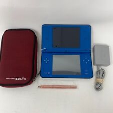 Nintendo DSi XL Handheld System Midnight Blue W/ Case & Charger. Sharpie on Back