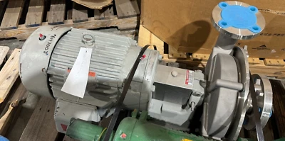 全新 FRISTAM 3X2 英寸 离心泵 FP3451-250 带 RELIANCE 10HP 发动机 P21G1092-1 — 第 1/4 张图片