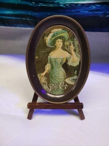 Vintage Pepsi Cola small Tin plate with stand - Picture 1 of 5