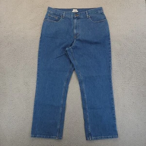 LL Bean Jeans Damen 18 blau Originalpassform gerade Freizeit 100 % Baumwolle Denim - Bild 1 von 13