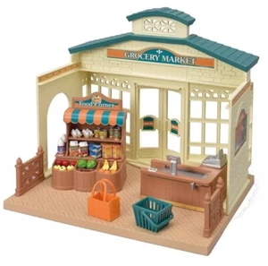 Mercado de comestibles Calico Critters, incluye 30+ piezas, ¡envío rápido! Nuevo - Imagen 1 de 8