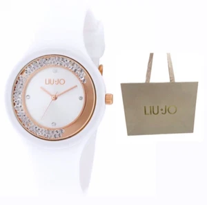 Orologio Liu-Jo femminile in gomma color bianco e oro rosa 38mm+Borsa in Regalo. - Foto 1 di 14