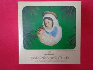 NEW VINTAGE HALLMARK KEEPSAKE ORNAMENT MADONNA AND CHILD 1983 - Bild 1 von 7