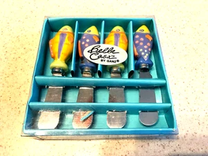Marine Life Set of Four Cheese Spreaders Bella Casa by Ganz - Never Used in Box - Picture 1 of 3