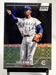 Ernie Banks 2022 Topps stadium Club Chrome X Fractor #20 Chicago Cubs - Picture 1 of 2